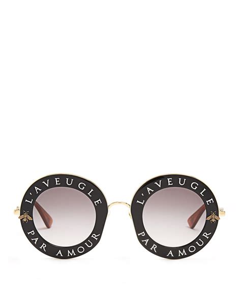 Gucci L'aveugle Par Amour Sunglasses for sale .